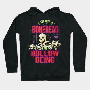 Halloween Not a Bonehead Skeleton Hoodie